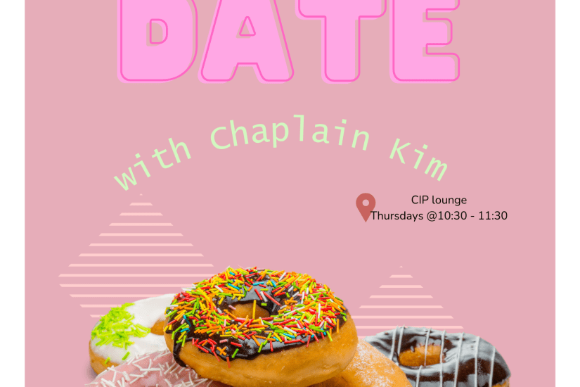 Donuts with Chaplin Kim University of the Pacific